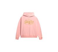 Superdry Vl Rhinestone Relaxed Hoodie Rose XS Femme