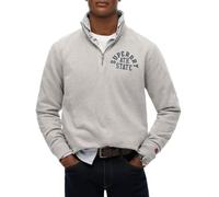 Superdry, Sweats Athletic ESS Half Zip, M2014089A, Grey Marl, XL, Homme