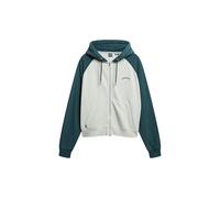 Superdry, Sweats Essential Logo OSZ Raglan ZH, W2012287A, DESRT Bone Off WHT/D PNE Green, 14, Woman, NIÑO