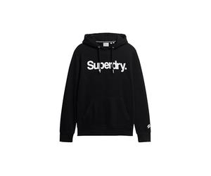 Superdry Sweatshirt Core Logo Classic Hood Black L Homme, Noir, L