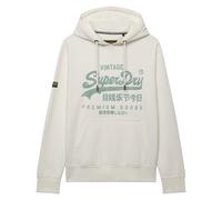 Superdry Sweatshirt Homme Hoodie Vintage Logo, Capuche, Imprimé, Coton