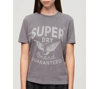 Superdry T-shirt à Manches Courtes Archive Kiss Print Relaxed