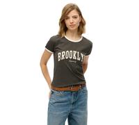 Superdry T-shirt à Manches Courtes Ath Ess Ringer Fitted