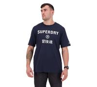Superdry T-shirt Code Core Sport manches courtes Homme Bleu S
