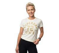 Superdry T-shirt à Manches Courtes College Scripted Graphic