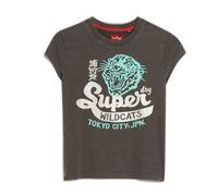 Superdry T-shirt à Manches Courtes Embellished Poster Cap Slv