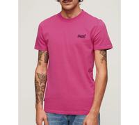 Superdry T-shirt Vintage Logo brodé manches courtes Rose L Homme