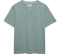 Superdry T-shirt à Manches Courtes Et Col En V Classic Cotton Linen Vee