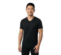 Superdry T-shirt à Manches Courtes Et Col En V Classic Cotton Linen Vee