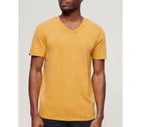 Superdry T-shirt Slub homme col en V manches courtes Jaune M
