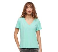 Superdry T-shirt à Manches Courtes Et Col En V Studios Slub Embroidered