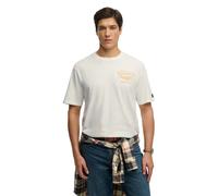 Superdry T-shirt Heritage Biker – Loose Fit manches courtes Blanc 2XL Homme