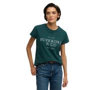 Superdry T-shirt à Manches Courtes Luxe Casual Classic