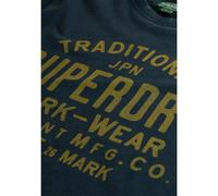 Superdry T-shirt Machined Goods Workwear manches courtes Bleu Homme Taille S