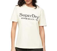 Superdry T-shirt à Manches Courtes Metallic Venue Relaxed