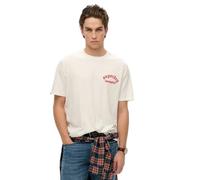Superdry T-shirt homme Neo Trad Tattoo coupe ample manches courtes Blanc L