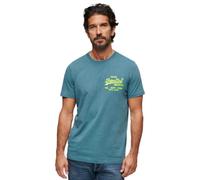 Superdry T-shirt Vintage Logo Bleu Homme Taille S