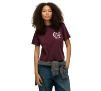 Superdry Roadside Trade Relaxed Short Sleeve T-shirt Violet XL Femme
