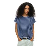 Superdry T-shirt ample Studios manches courtes Bleu Femme XS