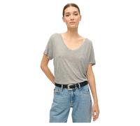 Superdry T-shirt à Manches Courtes Studios Slub Embroidered Vee