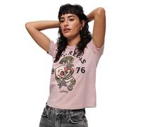 T-shirt années 90 femme Superdry Tattoo Graphic Rose M