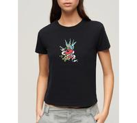 Superdry T-shirt à Manches Courtes Tattoo Embroidered Fitted