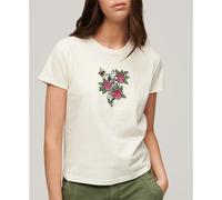 Superdry T-shirt à Manches Courtes Tattoo Embroidered Fitted