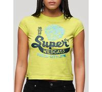 Superdry T-shirt à Manches Courtes Varsity Burnout Cap