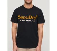 Tee Shirt Homme Superdry Venue Duo Logo - Noir - Manches Courtes - Regular L