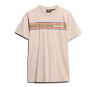 Superdry T-shirt à Manches Courtes Venue Logo Stripe Relaxed