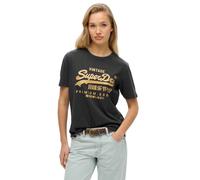 Superdry T-shirt à Manches Courtes Vl Metallic Relaxed