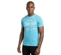 Superdry T-shirt Vl Neon Relaxed manches courtes Bleu Taille S Homme