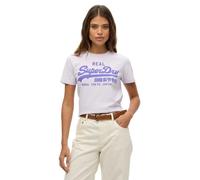 T-shirt femme Superdry Vintage Logo Neon Violet XS