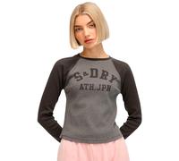 Superdry T-shirt à Manches Longues Athletic Rib Slim