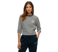 Superdry T-shirt à Manches Longues Country Club Stripe