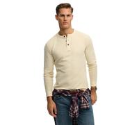Superdry T-shirt à Manches Longues Lite Textured Grandad