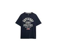 Superdry Athletic Ess Short Sleeve T-shirt Bleu M Homme