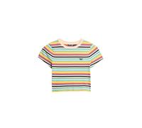 Superdry T-shirt beige / bleu clair / orange / noir, Taille M