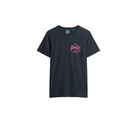 Superdry T-Shirt bleu nuit / rose, Taille M