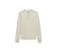 Superdry T-Shirt 'Classic Essential Grandad' beige, Taille L