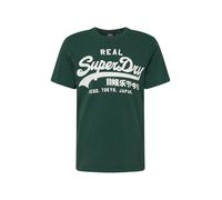 Superdry T-Shirt 'Classic' sapin / blanc, Taille S