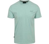 Superdry T-Shirt Classique Melange Clair Vert Taille M