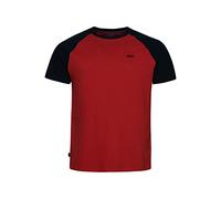 Superdry T-Shirt de Baseball Vintage pour Homme, Hike Red Marl/Eclipse Navy, S