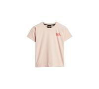 Superdry T-shirt de sport pour femme - Graphic Fitted Tee, Mauve Morn Pink, 46