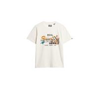 Superdry T-shirt décontracté Tokyo pour femme, ivoire, 36
