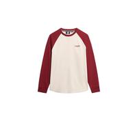 Superdry T-Shirt 'Essential' beige / rouge, Taille XXL