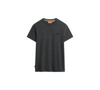 Superdry T-Shirt Essential Logo EMB pour Homme, Bleu Marine/Vert Olive Feeder, XXL