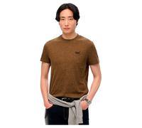 Superdry, T.Shirt Essential Logo EMB Tee, M1011245A, Bronzed Brown Grit, XL, Man, Adulto