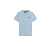 Superdry, T.Shirt Essential Logo EMB Tee, M1011245A, China Blue, M, Man, Adulto