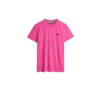 Superdry, T.Shirt Essential Logo EMB Tee, M1011245A, Echo Pink, L, Man, Adulto